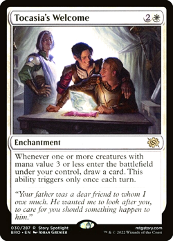 MTG Tocasia's Welcome 30 Rare Foil The Brothers' War - Image 1