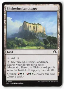 Sheltering Landscape - Modern Horizons 3 (227) - MTG - Image 1
