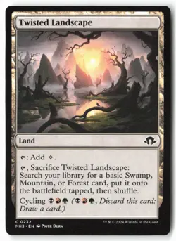 Twisted Landscape - Modern Horizons 3 (232) - MTG - Image 1