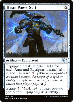 MTG Thran Power Suit 253 Foil The Brothers' War - Image 1
