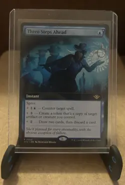 Three Steps Ahead (Extended Art) Outlaws of Thunder Junction NM MTG - Image 3