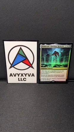 1 x Primevals' Glorious Rebirth Foil DOM LP MTG - Image 1