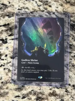 MTG: Godless Shrine (Borderless) Edge of Eternities Foil - Image 1