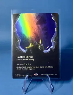 MTG: Godless Shrine (Borderless) Edge of Eternities Foil - Image 1