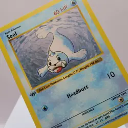 Pokemon TCG - Seel 41/102 Base Set Uncommon 1st Edition WOTC 1999 - EXC - Image 1