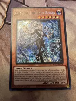 Arias the Labrynth Butler MP24-EN116 Prismatic Secret Rare 1st Edition NM Yugioh - Image 1
