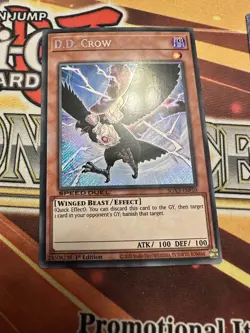 D.D. Crow SGX3-ENF10 - Secret Rare 1st Edition - Speed Duel NM Edison Yugioh - Image 1