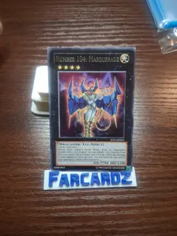 Yugioh!- Number 104: Masquerade- Rare- Unlimited-jotl-en055-(MOD/LP) - Image 1