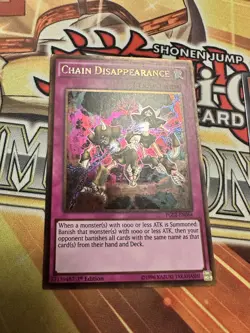 Chain Disappearance PGL2-EN064 Gold Rare 1st edition LP Yugioh - Image 1