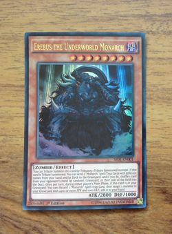 Erebus The Underworld Monarch SR01-EN001 Ultra Rare 1st Edition YuGiOh Card LP - Image 1