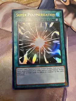 Super Polymerization DUDE-EN040 Ultra Rare 1st Edition LP Yugioh - Image 1