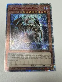 Yugioh! Ten Thousand Dragon - BLAR-EN10K - 10000 Secret Rare - 1st Edition Near - Image 1