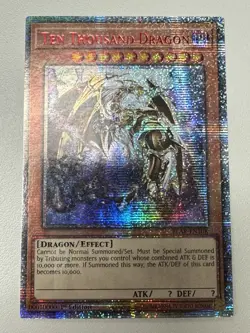 Yugioh! Ten Thousand Dragon - BLAR-EN10K - 10000 Secret Rare - 1st Edition Near - Image 2