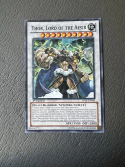 YUGIOH - THOR, LORD OF THE AESIR -Secret Rare - SP14-EN048 -Never Played - Image 4