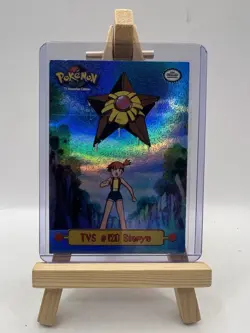 Staryu TV5 #120 - TEXTURED Holo 1999 Pokemon Topps TV Edition Puzzle - LP/MP - Image 1