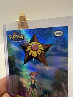 Staryu TV5 #120 - TEXTURED Holo 1999 Pokemon Topps TV Edition Puzzle - LP/MP - Image 3