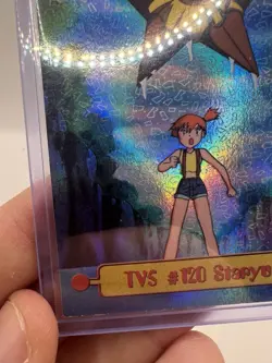 Staryu TV5 #120 - TEXTURED Holo 1999 Pokemon Topps TV Edition Puzzle - LP/MP - Image 4