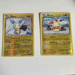 Pokemon - Minun - 40/108 - Dark Explorers - Plusle 39/108 Reverse Holo LP 2 - Image 1