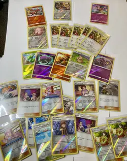 POKEMON SUN & MOON ERA BULK HOLOGRAPHIC RARE & UNCOMMON LOT 409 CARDS - Image 4