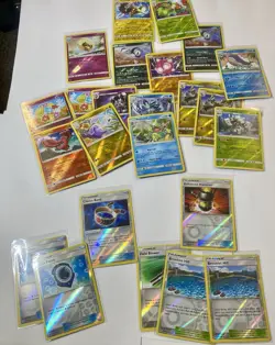 POKEMON SUN & MOON ERA BULK HOLOGRAPHIC RARE & UNCOMMON LOT 409 CARDS - Image 5
