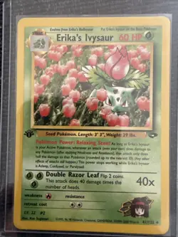Pokemon TCG Erika's Ivysaur Gym Challenge, 1st Edition Uncommon Card 41/132 - Image 1