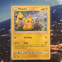 Pikachu SM86 Sequin Holo Promo Pokemon Sun & Moon Promos Pokemon TCG LP - Image 1