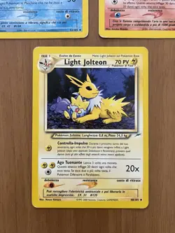 Light Flareon Light Vaporeon Light Jolteon Set Neo Destiny 2002 Pokemon Card - Image 3