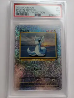 Pokemon 1x Dratini - Legendary Collection Reverse Holo - #72 - PSA 7 - Image 1