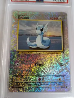 Pokemon 1x Dratini - Legendary Collection Reverse Holo - #72 - PSA 7 - Image 2