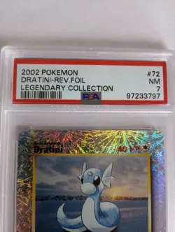 Pokemon 1x Dratini - Legendary Collection Reverse Holo - #72 - PSA 7 - Image 5