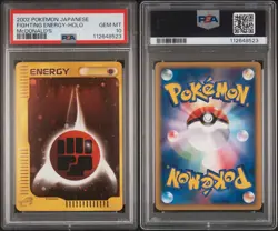 2002 Pokemon Japanese Mcdonalds Fighting Energy Holo PSA 10 GEM MINT New Cert*** - Image 3
