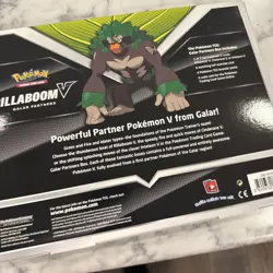 Pokemon Rillaboom v Galar Partners Sealed Box minor damage - Image 2