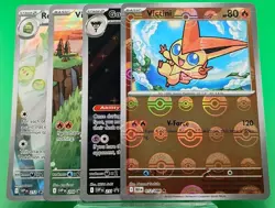 Pokemon Black Bolt White Flare Victini 208 Gothitelle 211 Reuniclus 212 Promo - Image 1