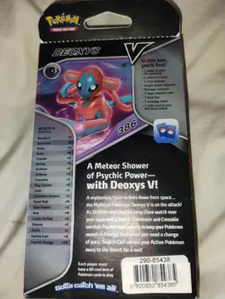 Pokemon - Deoxys: V Battle Deck •NEW• - Image 4