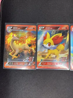 Pokemon ID - FIRE Types: Rapidash, Magmar, Scorbunny, Fennekin - R, RR, RRR - Image 2