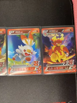 Pokemon ID - FIRE Types: Rapidash, Magmar, Scorbunny, Fennekin - R, RR, RRR - Image 3