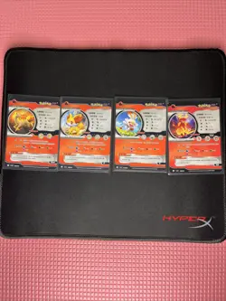 Pokemon ID - FIRE Types: Rapidash, Magmar, Scorbunny, Fennekin - R, RR, RRR - Image 4