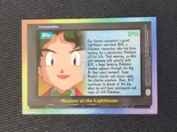 Pokemon - Topps - EP13 Mystery at the Lighthouse - NH - TV Animation - Mint - Image 2