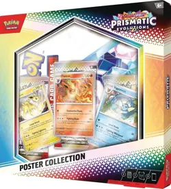 Pokemon TCG: Scarlet & Violet Prismatic Evolutions Poster Collection Box NEW - Image 3