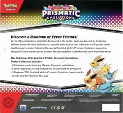 Pokemon TCG: Scarlet & Violet Prismatic Evolutions Poster Collection Box NEW - Image 4