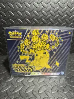 Pokemon TCG: Surging Sparks Elite Trainer Box ETB New & Sealed - Free Case - Image 1