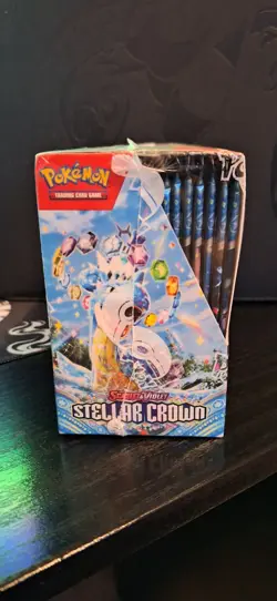 Stellar Crown Booster Box - Pokemon Scarlet And Violet TCG - Brand New & Sealed - Image 4