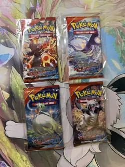 4x Pokemon XY Primal Clash Booster Packs Complete Art Set Sealed Brand New - Image 1