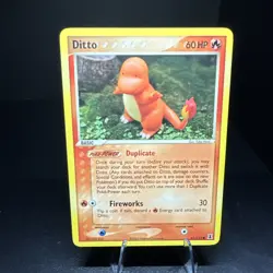 Pokemon Card - Ditto - 61/113 (Charmander) EX Delta Species - Image 1