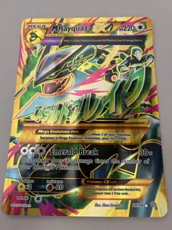 Pokemon JUMBO/Oversized Card Mega M Rayquaza EX Full Art XY 98/98 Ungraded - Image 2