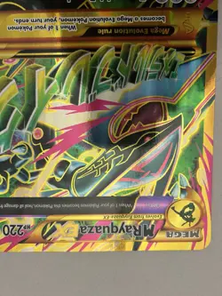 Pokemon JUMBO/Oversized Card Mega M Rayquaza EX Full Art XY 98/98 Ungraded - Image 4