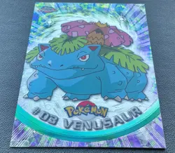 Pokemon #3 Venusaur Card Foil Holo Topps Chrome 2000 TV Animation Series 1 - Image 1