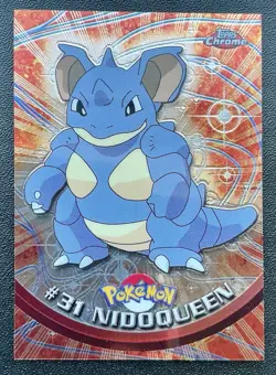 Pokemon Card - 2000 Topps Chrome Series 1 Nidoqueen #31 Holo Foil - Image 1