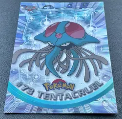 Pokemon #73 Tentacruel Card Foil Holo Topps Chrome 2000 TV Animation Series 1 - Image 1