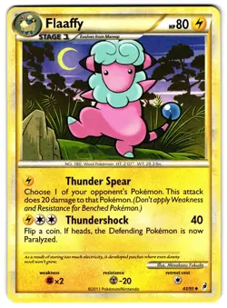 Flaaffy - 43/95 - 2011 Uncommon Call of Legends Pokemon Card NM - Image 1